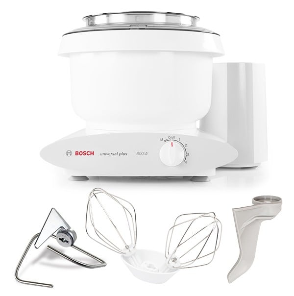 Bosch White Universal Plus Kitchen Stand Mixer MUM6N10UC