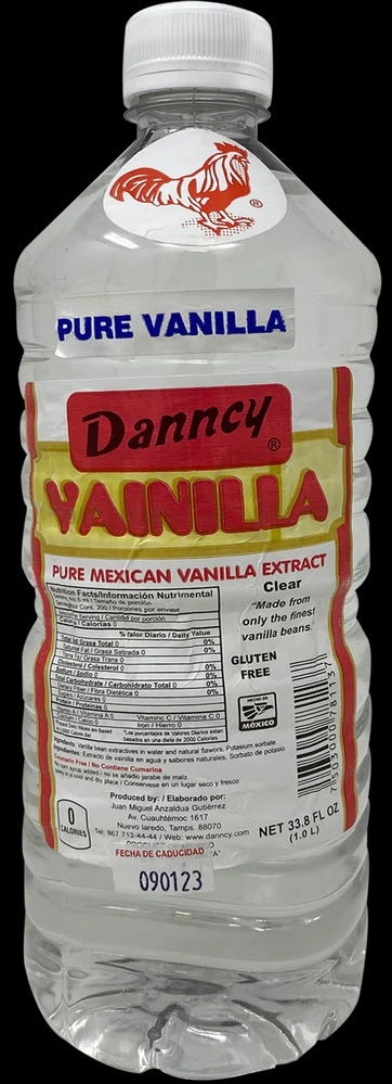 Danncy Pure Clear Vanilla Extract 1 Liter