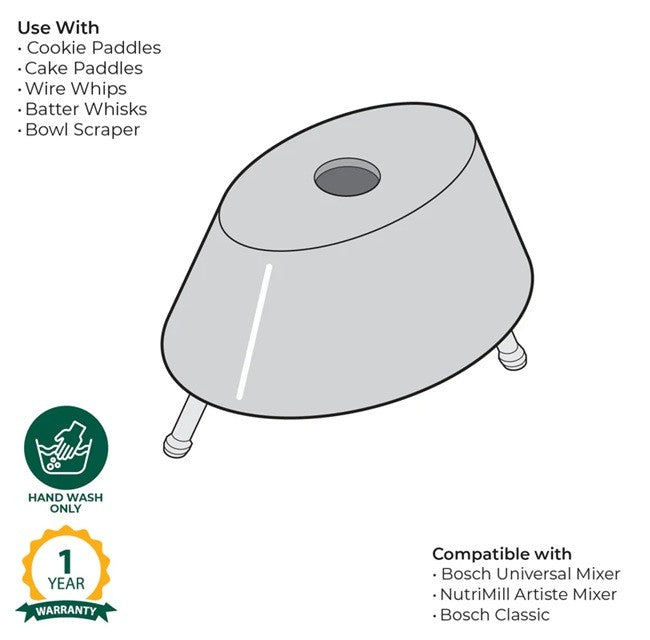 Bosh Universal Plus Cake Paddles with Metal Driver MUZ6KP2