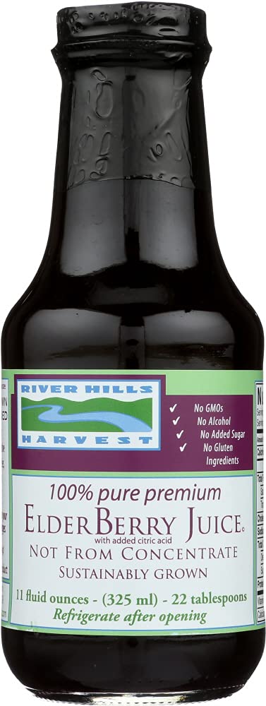 River Hills Harvest 100% Pure Premium Elderberry Juice