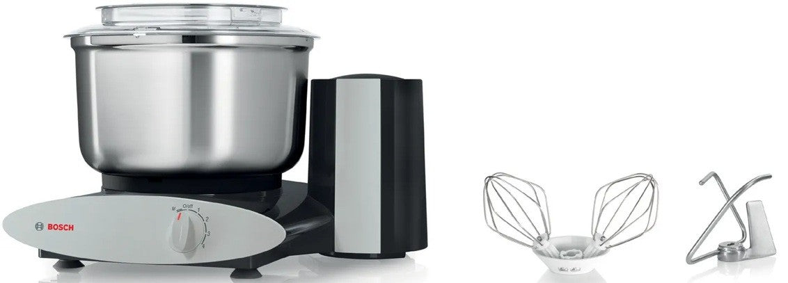 Bosch Black Universal Plus Kitchen Stand Mixer With Stainless Steel Bowl MUM6N10UG-DE