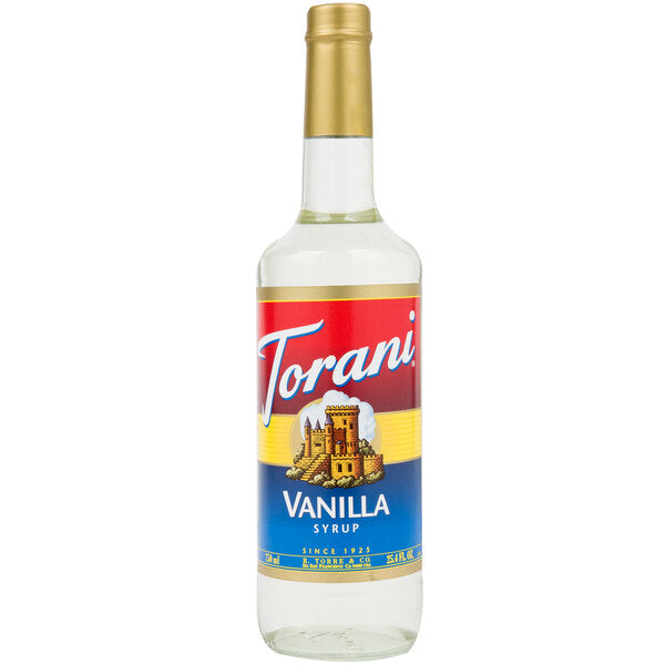 Assorted Torani Flavoring Syrups 750 mL Glass Bottles 12  Assorted Bottle Minimum Purchase- Free Shipping!