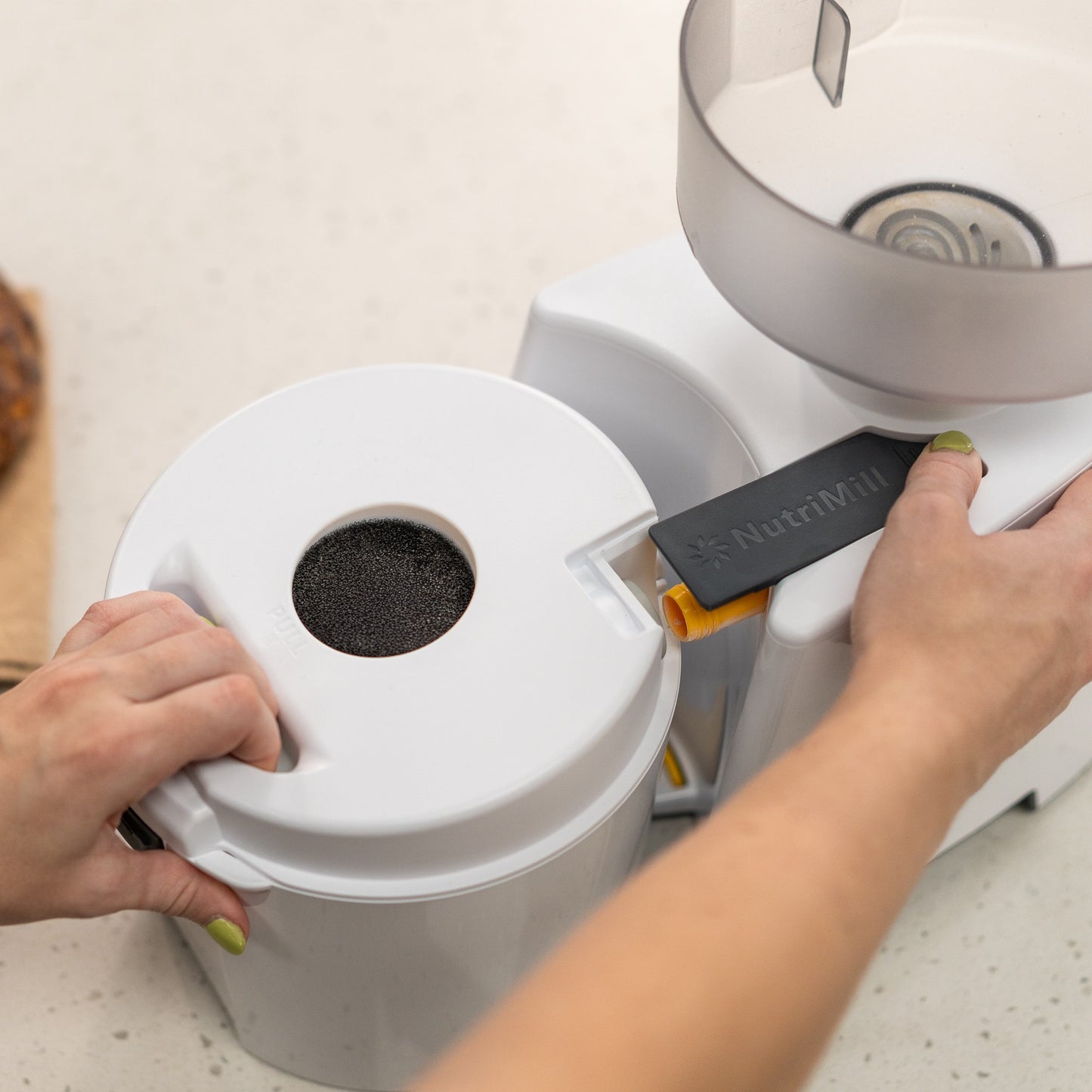 NutriMill Impact Electric Grain Mill Compact High-Speed Grain Mill 790700
