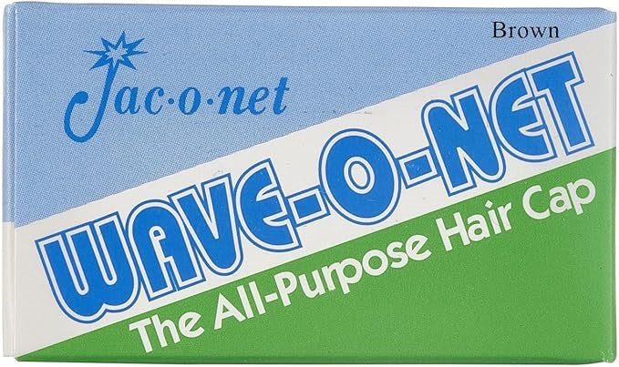 Wave-O-Net Jac.o.net Brown Medium Weight Hair Nets All Purpose Hair Cap