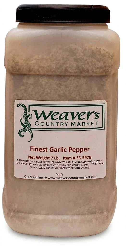 Weaver's Country Market Finest Garlic Pepper