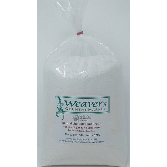 Weaver's Country Market All Natural Lite Bulk Fruit Pectin For Low and No Sugar Use