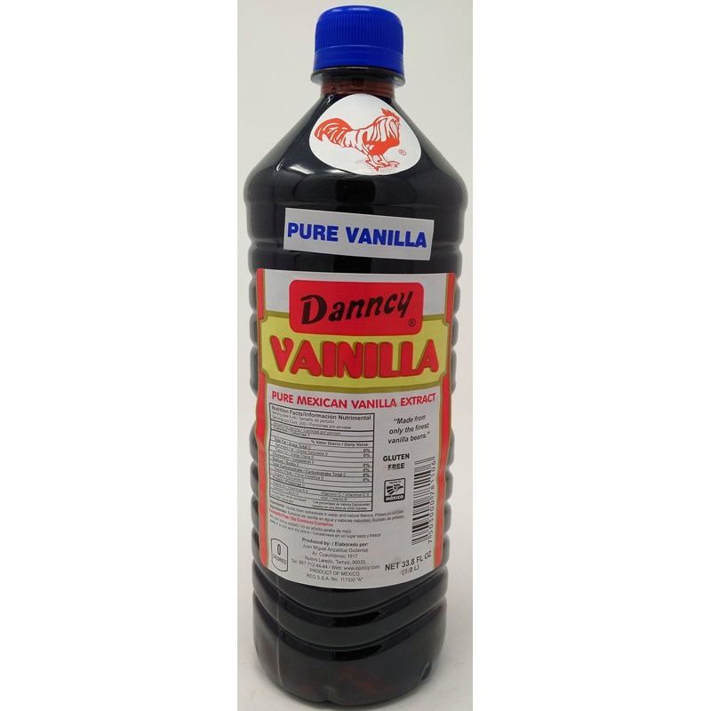 Danncy Pure Dark Mexican Vanilla Extract 1 Liter